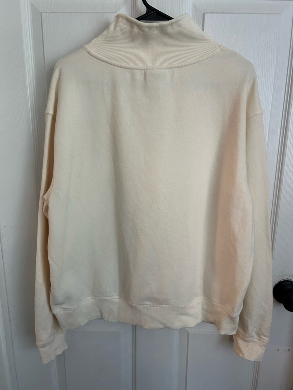 Varley Woods Sweat Sweatshirt Womens Medium Pullover Cream Anthropologie - Picture 2 of 15